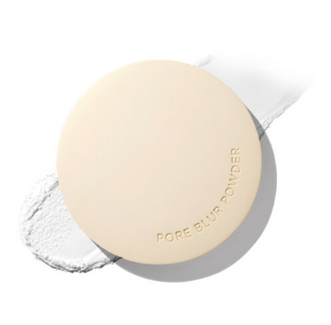 Innisfree Pore Blur Powder 11g — compact container with mesh sifter, top-down view