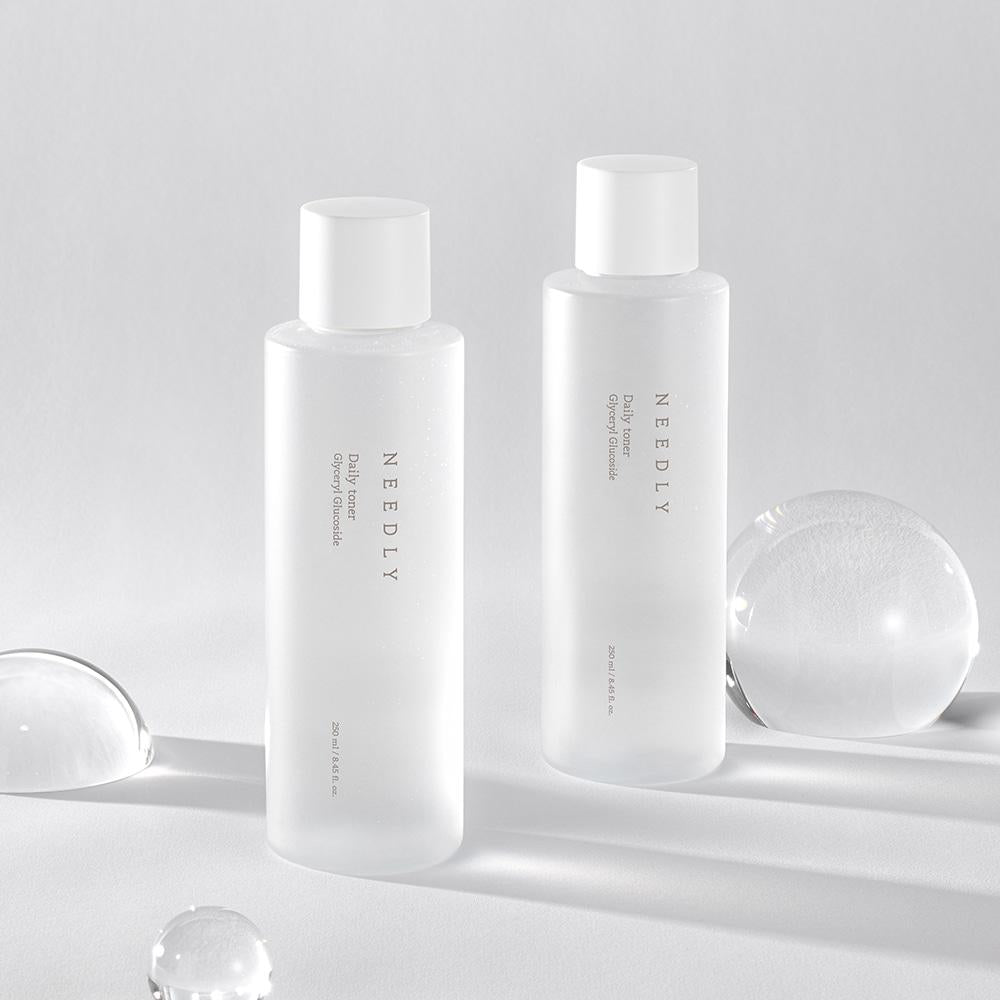 Needly Daily Toner 250ml — front of bottle with minimalist label on white background