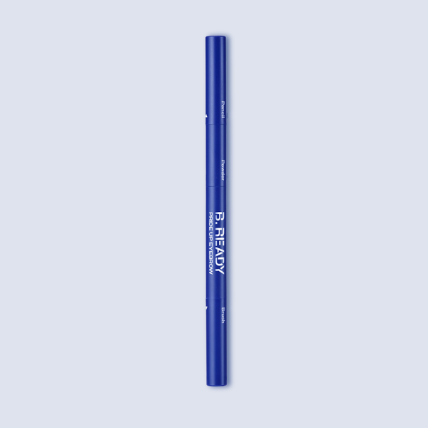 B.ready Pride Up Eyebrow Pencil 0.6g — slim 3-in-1 pencil with retractable tip and powder end