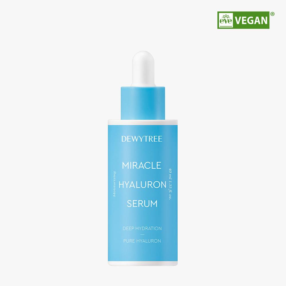 Dewytree Deep Hyaluron Serum 40ml — clear pump bottle with white label, front view