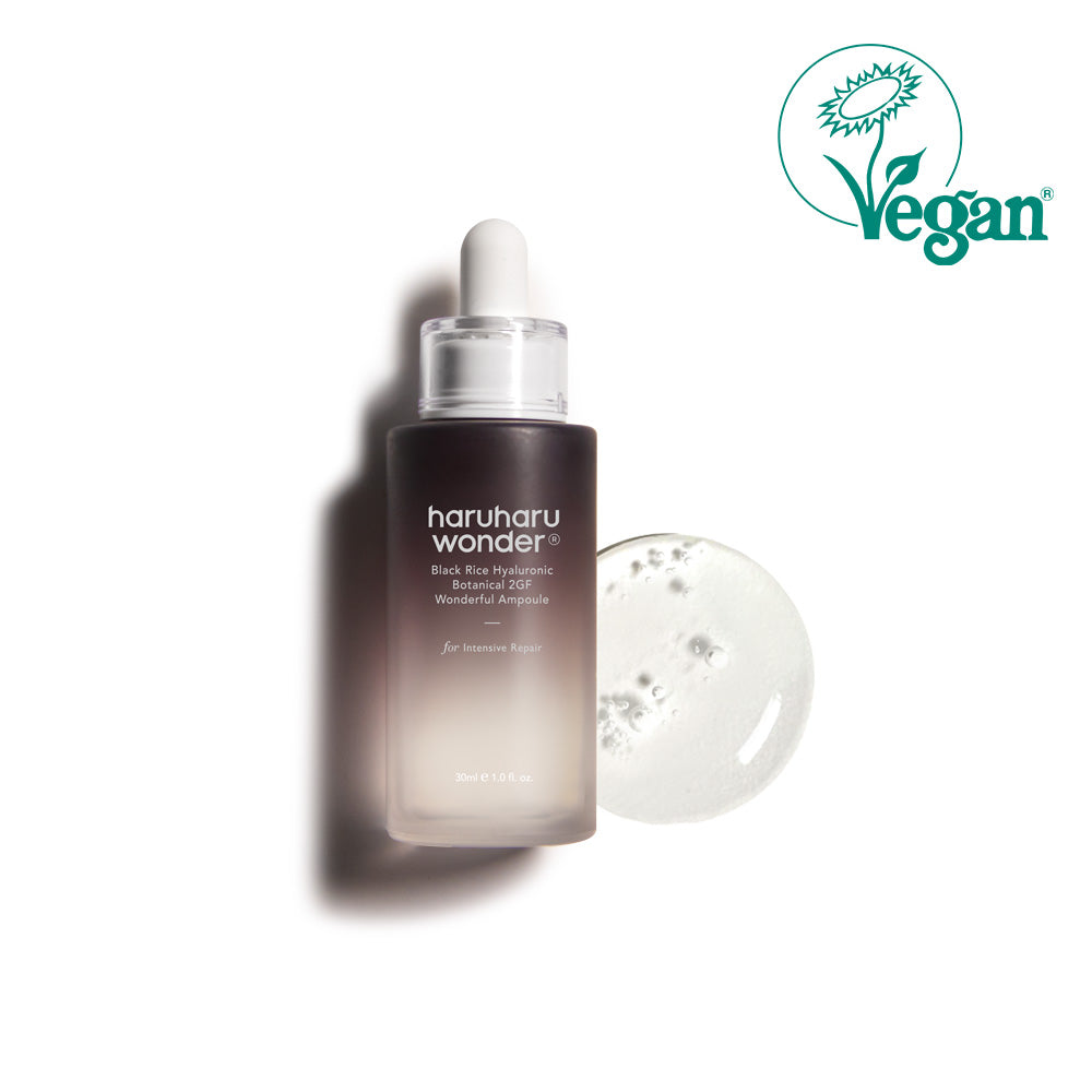 [haruharuwonder] Black Rice Hyaluronic Botanical 2GF Wonderful Ampoule 30ml - Keauty