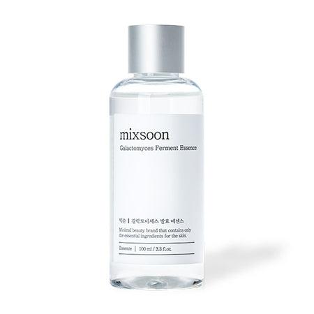 MIXSOON Galactomyces Ferment Essence 100ml — amber glass bottle on white surface