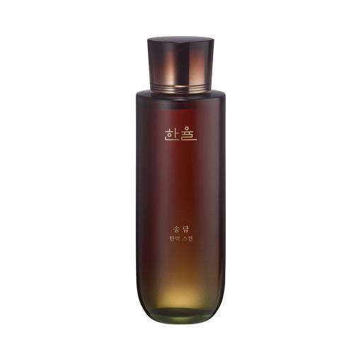 Hanyul Song Dam Firming Skin Toner 150ml — dark green glass bottle with pump, front product view