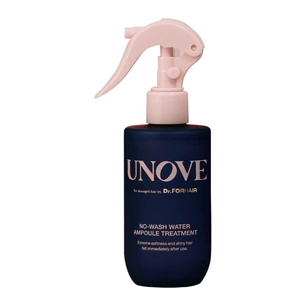 UNOVE No-Wash Water Ampoule Treatment 200ml — spray bottle with mist nozzle on neutral background