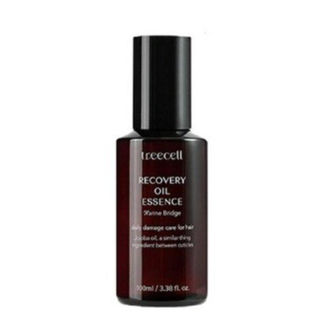 TREECELL Recovery Oil Essence AD 100ml — sleek bottle with pump on neutral background