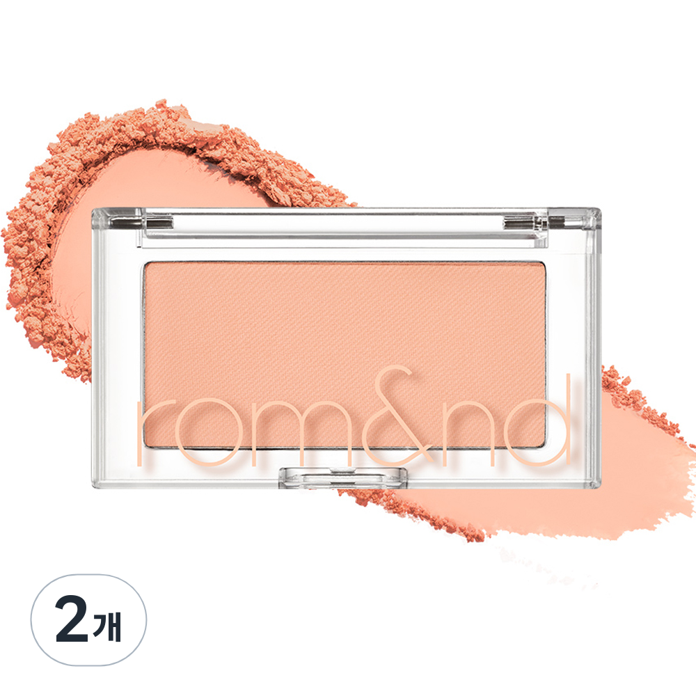 ROMAND Better Than Cheek 4g Peach Chip — round compact with pressed blush, front view
