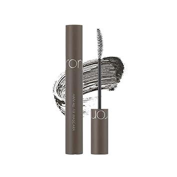 ROMAND Han All Fix Mascara — wand applicator showing fine fibers on the brush
