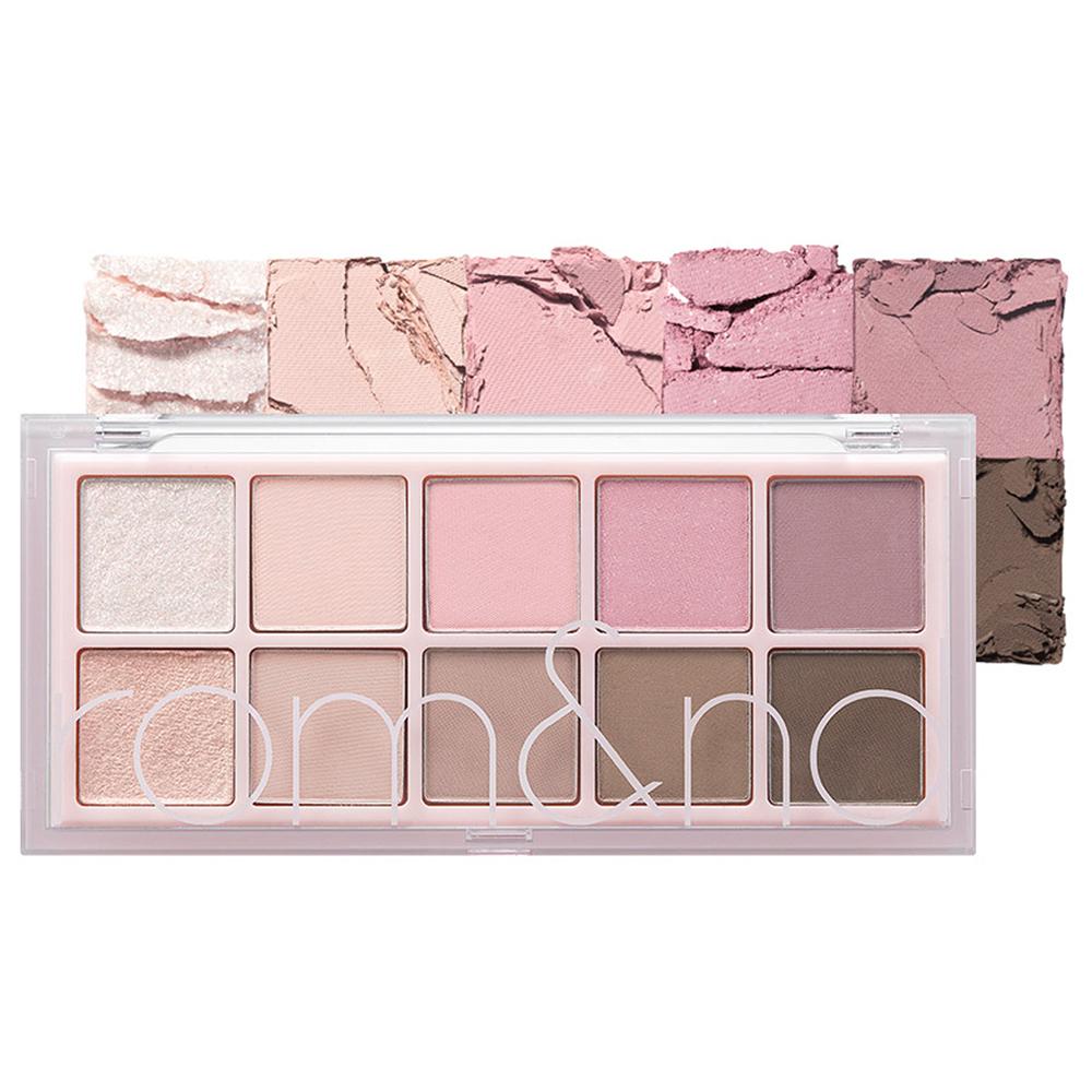 ROMAND Better Than Palette 6g Peony Nude Garden — open palette with soft pink and nude eyeshadow shades