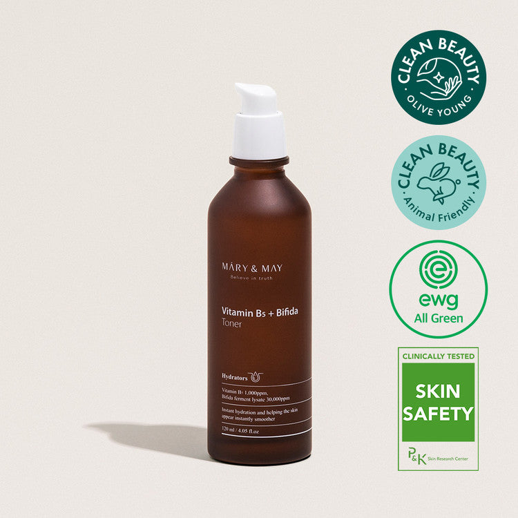 [Mary&May] Vitamin B5+Bifida Toner 120ml - Keauty