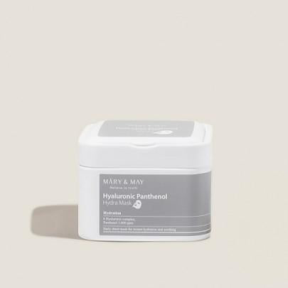 Mary&May Hyaluronic Panthenol Hydra Mask 400g — round tub with 30 sheet masks