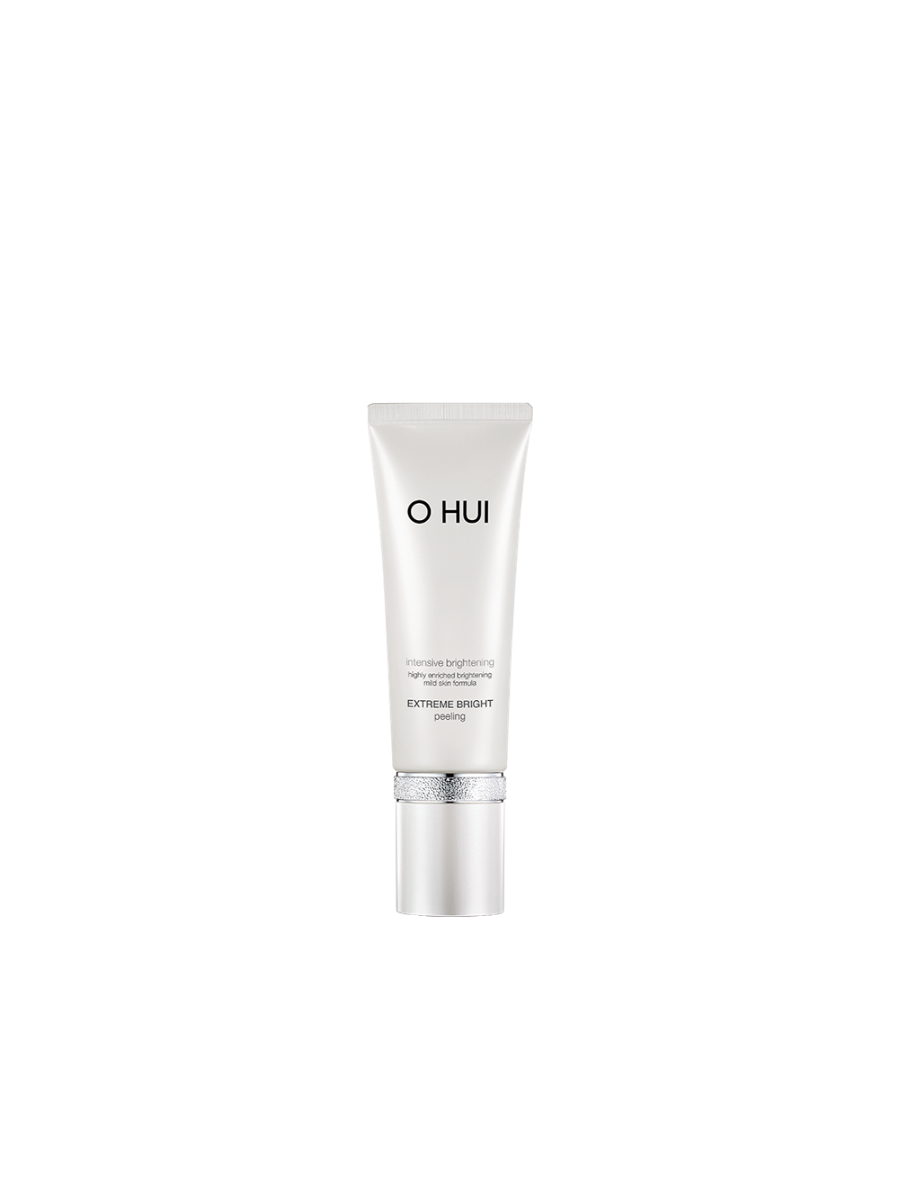 OHui Extreme Bright Peeling 60ml — clear squeeze tube with white gel on light background
