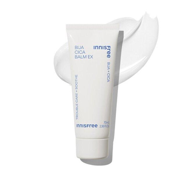 Innisfree Bija Cica Balm EX 70ml — jar shown from the front on white background