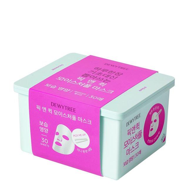 Dewytree Pick and Quick Moisturizing Mask 30ea — retail box of 30 barrier-care sheet masks