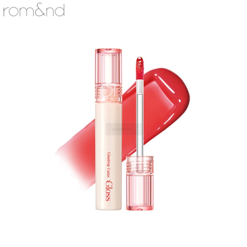 Romand Glasting Color Gloss 4g 07 Spring Fever — front of lip gloss tube
