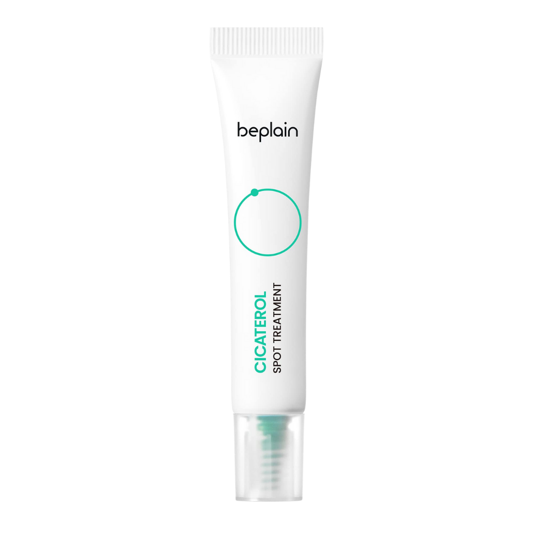 Beplain Cicaterol Spot Treatment 15ml — small pen-style applicator with sage-green label