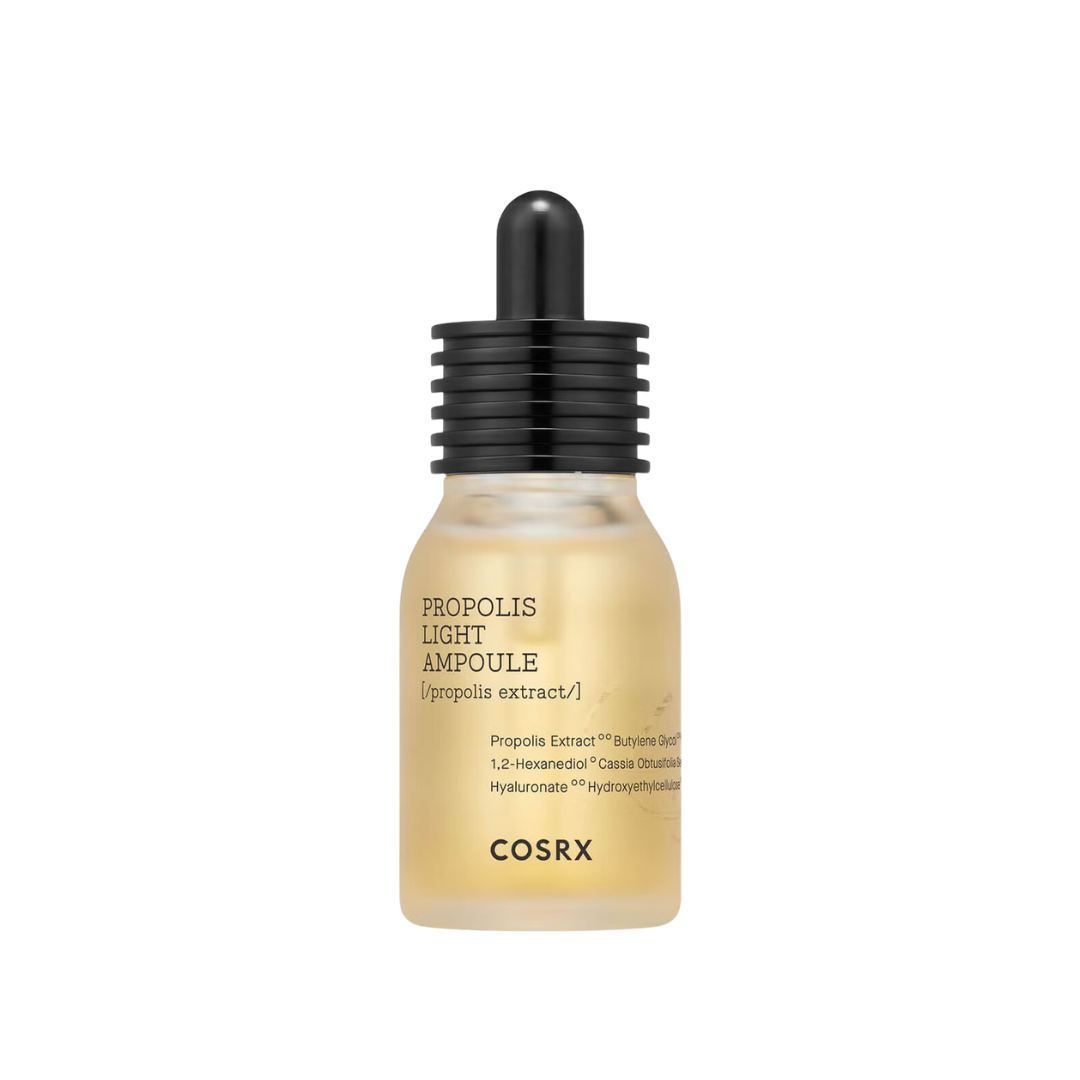 COSRX Full Fit Propolis Light Ampoule 30ml — amber dropper bottle on white background