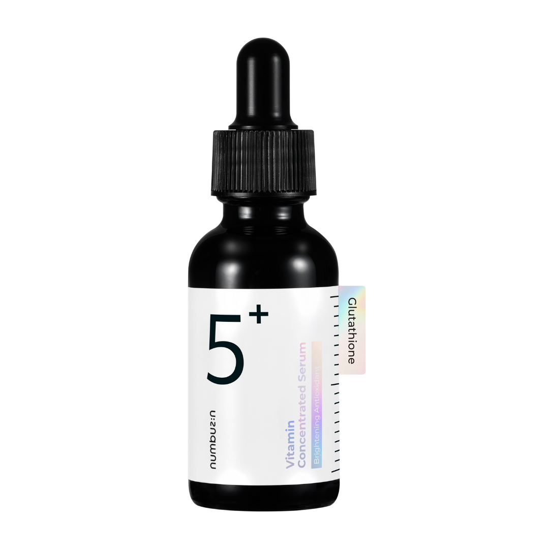 Numbuzin No.5 Vitamin Concentrated Serum 30ml — dropper bottle with yellow-toned label