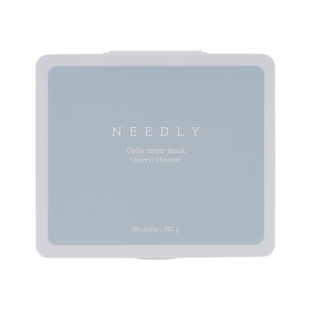 Needly Daily Toner Mask Pack 30 Sheets — sheet mask pouch with toner essence packaging
