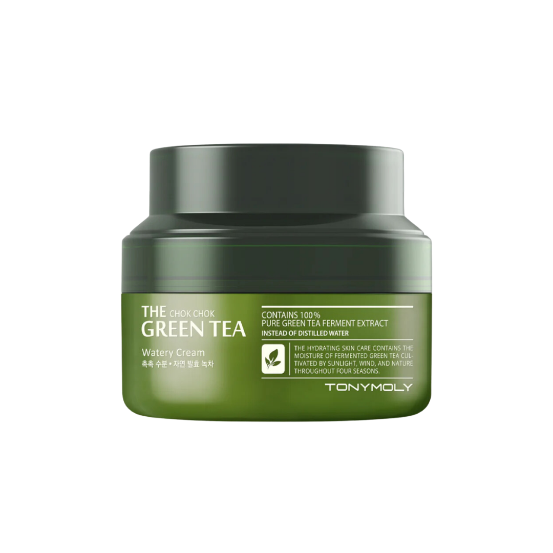 [TONYMOLY] The Chok Chok Green Tea Watery Moisture Cream 100ml - Keauty