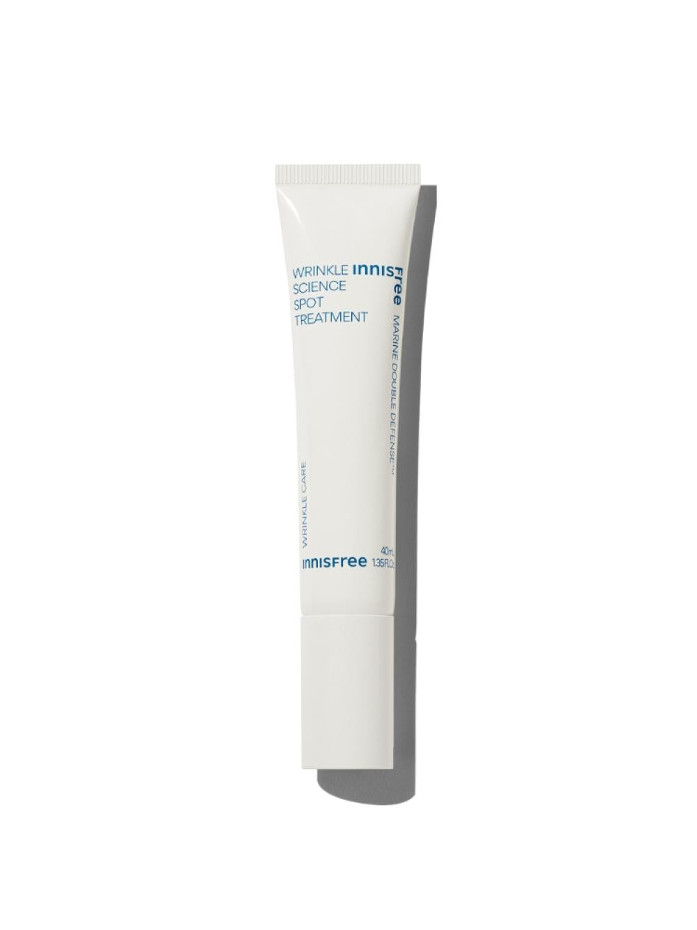 Innisfree Wrinkle Science Spot Treatment 40ml — dropper bottle with seaweed-green label
