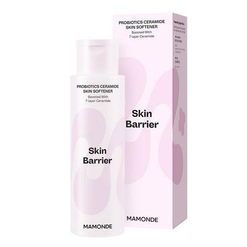 Mamonde Probiotics Ceramide Skin Softener 200ml — lilac pump bottle with hibiscus detail