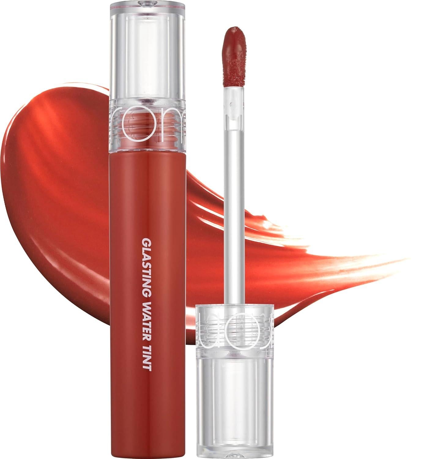 Romand Glasting Water Tint 4g — open applicator showing water-tint formula