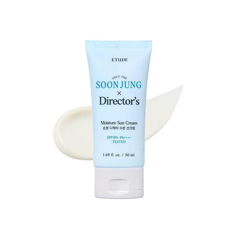 Etudehouse Soonjung Director's Moisture Sun Cream 50ml — tube with soft beige label, front view