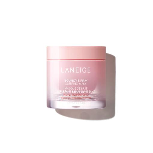 Laneige Bouncy and Firm Sleeping Mask 60ml — jar with teal lid on white background