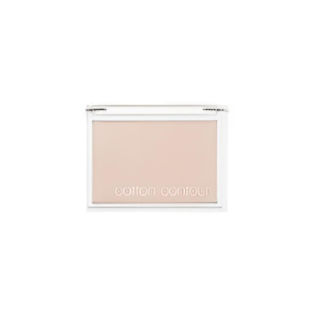 Missha Cotton Contour 4g Sparkling Shake — open compact showing iridescent contour powder