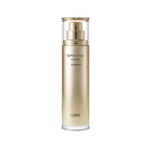 Iope Super Vital Essential Emulsion 150ml — pump bottle with dark green and gold label