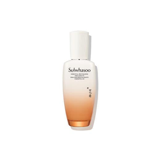 Sulwhasoo Essential Comfort Balancing Emulsion 125ml — soft-green pump bottle with white cap on white surface