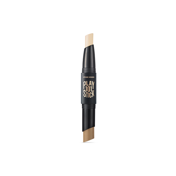 EtudeHouse Play 101 Contour Stick Duo 5.8g Natural — dual-end contour stick on white
