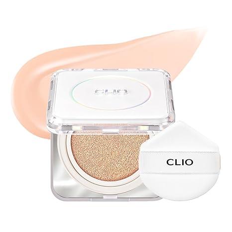 Clio Kill Cover Founwear Cushion SPF50+ 15g in 21C Lingerie — compact case with large puff visible