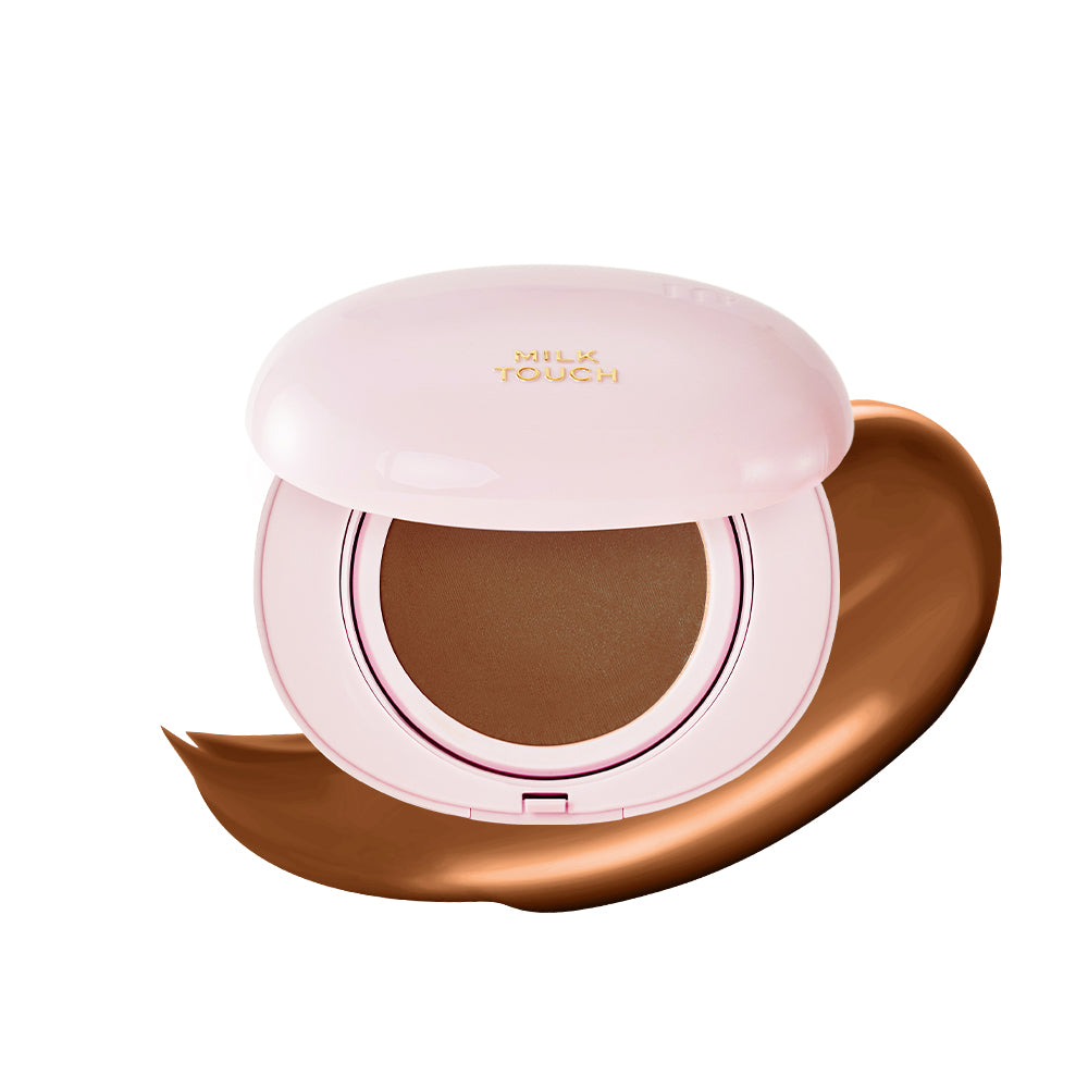 milktouch Milky Glow Cushion #41C Mocha 15g — cushion compact foundation on white background