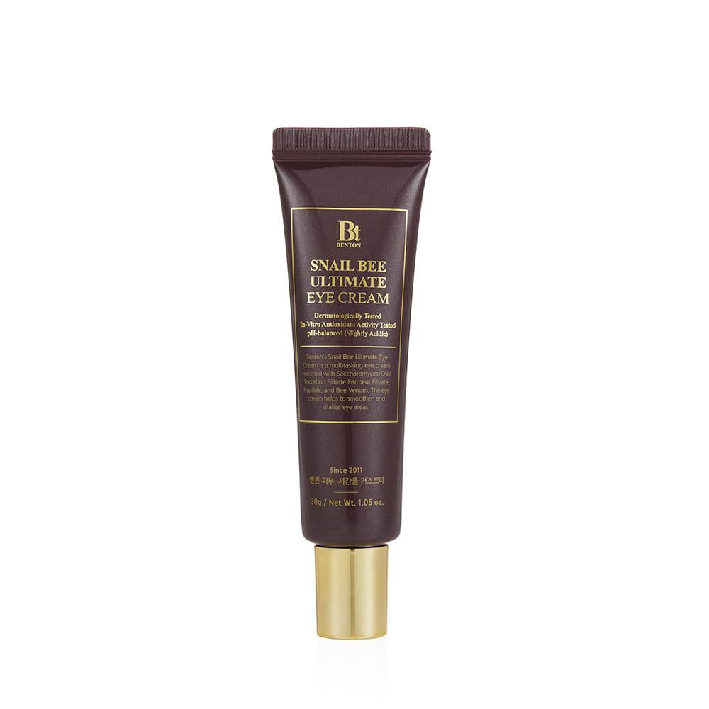 Benton Snail Bee Eye Cream 30g — compact jar with grey and white label on clean background