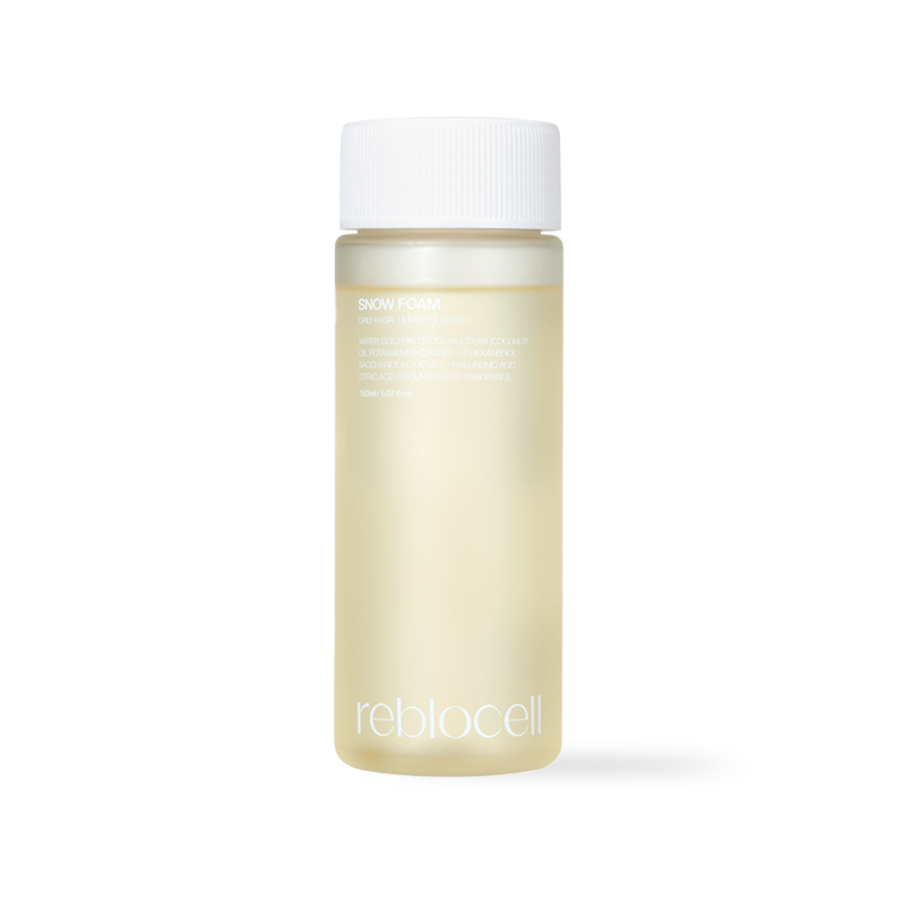 Reblocell Snow Foam Cleanser Refill 150ml — refill pouch against white surface
