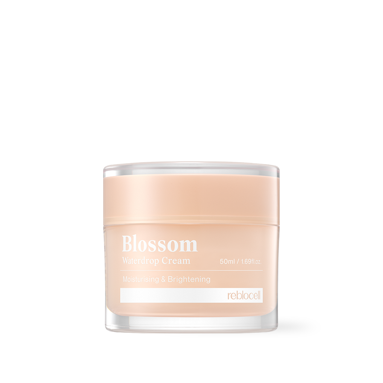 Reblocell Blossom Waterdrop Cream 50ml — jar with minimal white cap against soft background