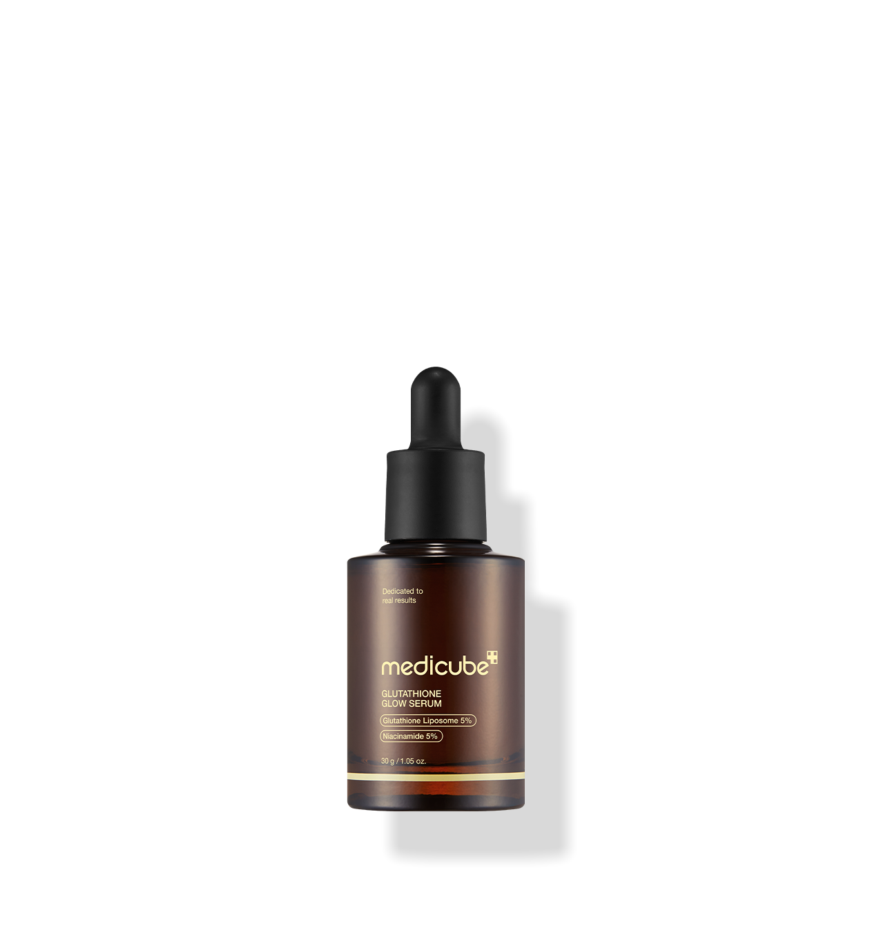 Medicube Glutathione Glow Serum 30g — pink slim bottle designed for AGE-R booster device