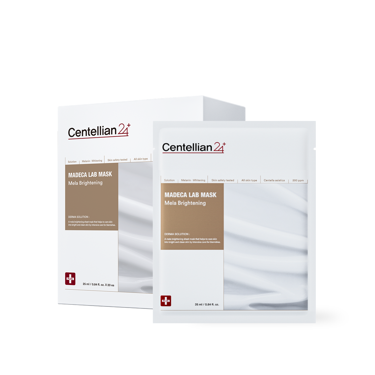 [Centellian24] Madeca Lab Mask Mela Brightening 25ml*20pcs - Keauty