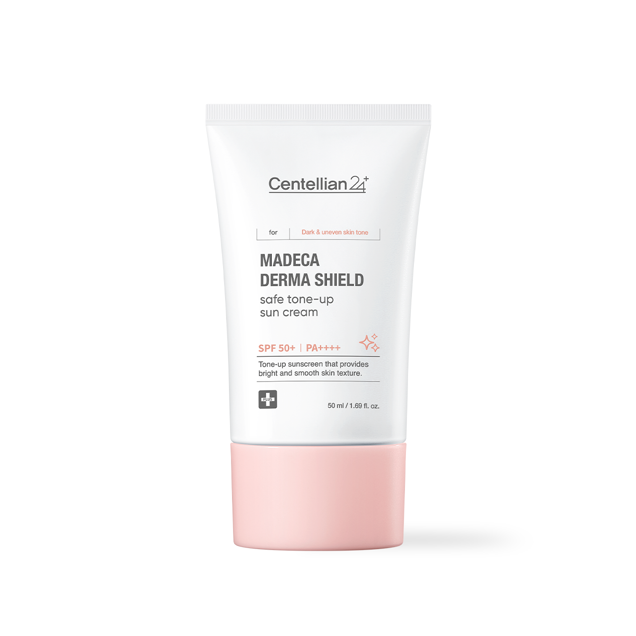 Centellian24 Madeca Derma Shield Safe Tone-Up Sun Cream 50ml — cream tube with pale lavender tint