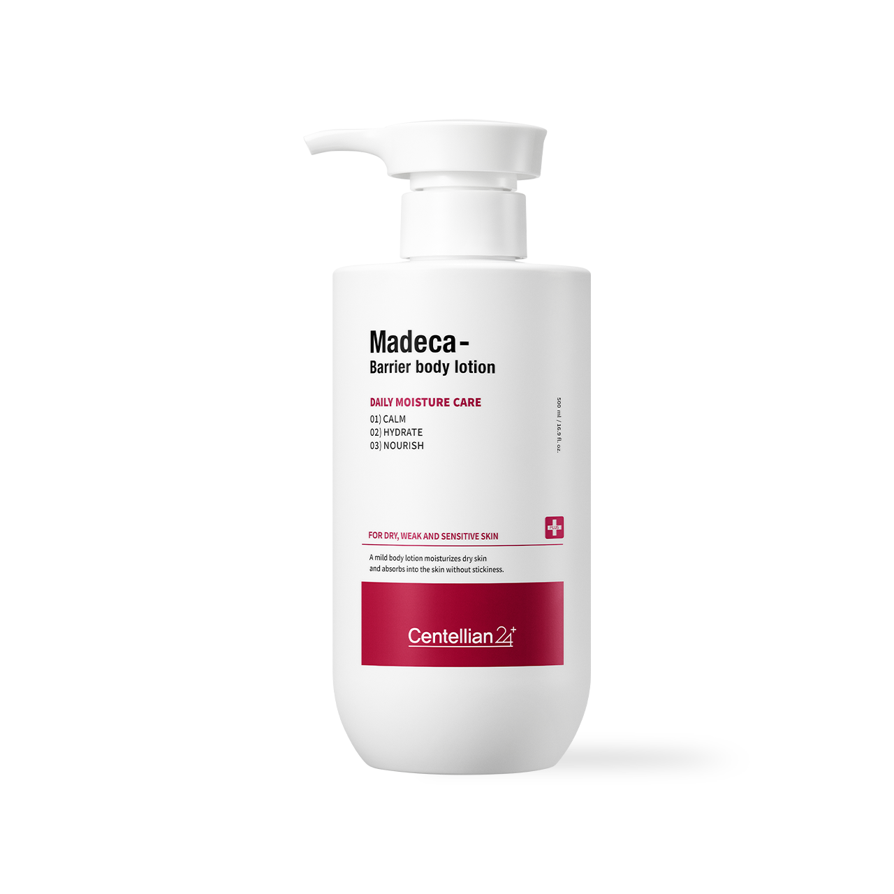 Centellian24 Barrier Body Lotion 500ml — large pump bottle on white background