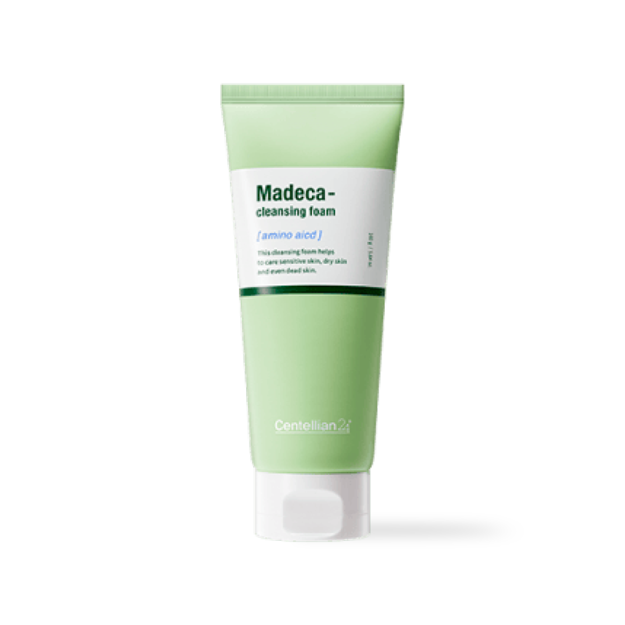 Centellian24 Madeca Cleansing Foam 160g — white tube with teal and cream label detail