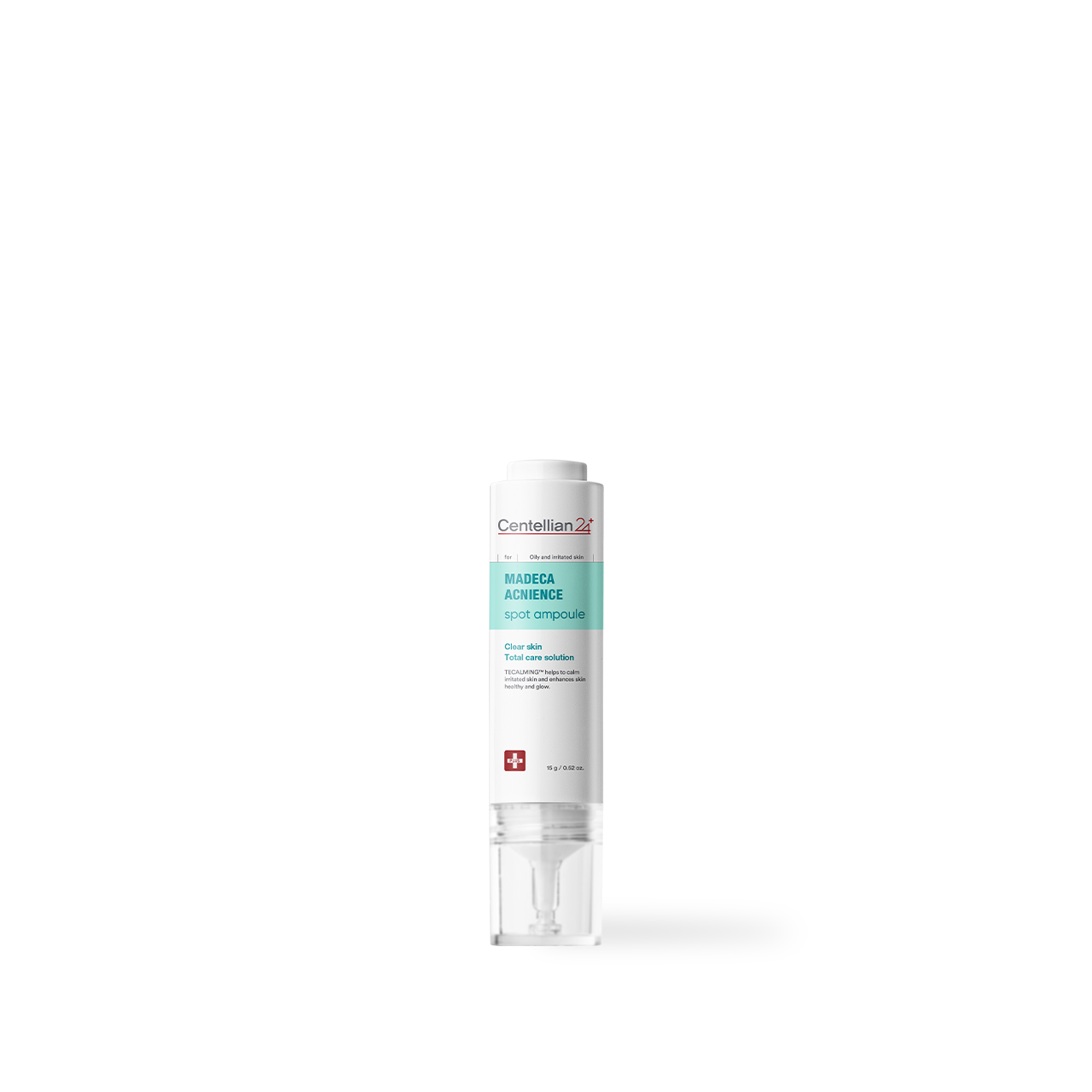 Centellian24 Madeca Acnience Spot Ampoule 15ml — small dropper bottle with blue and green design