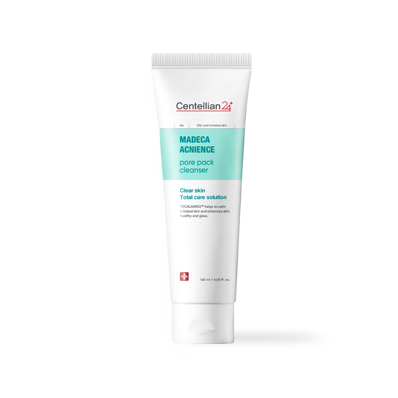 Centellian24 Madeca Acnience Pore Pack Cleanser 120ml — squeeze tube with emerald green cap