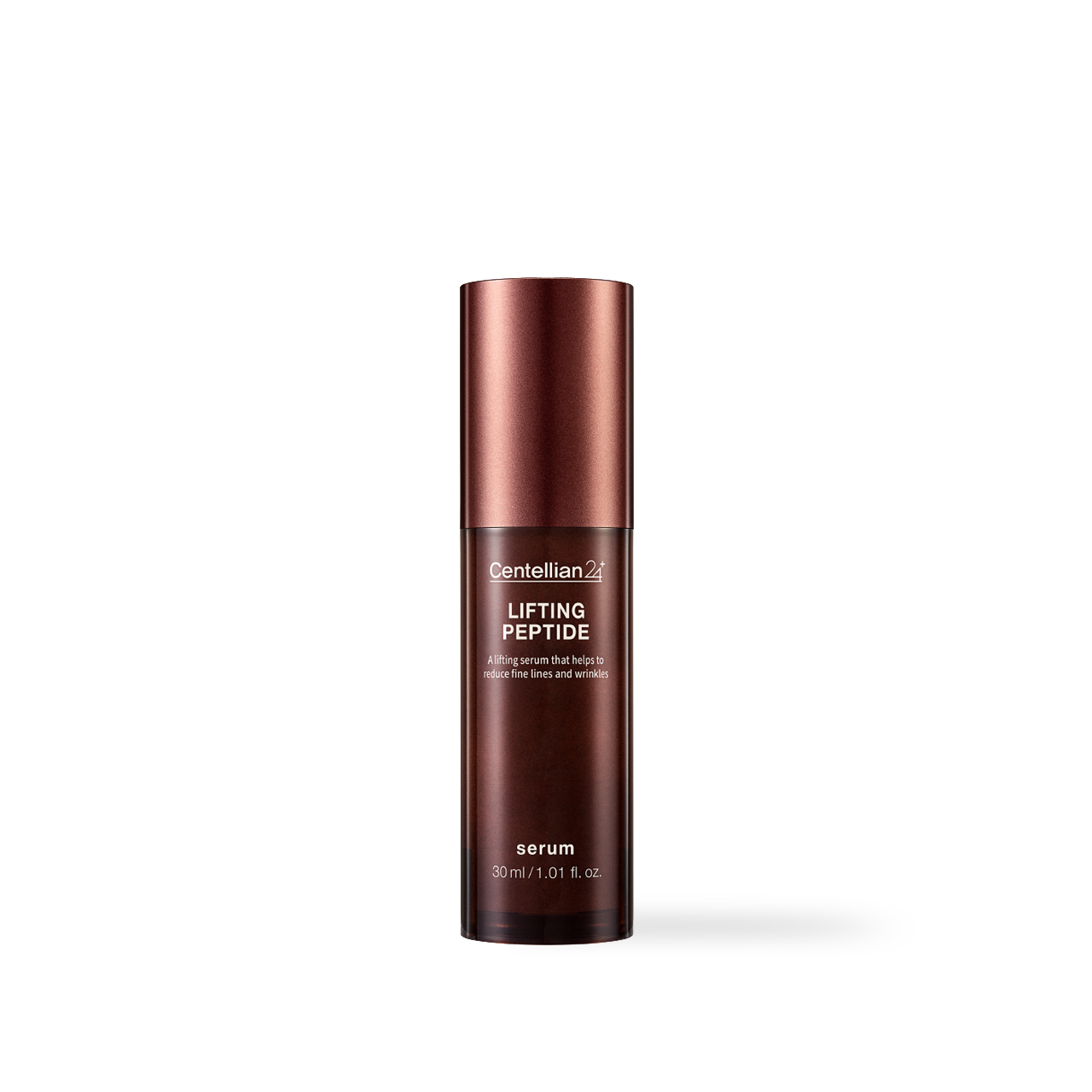 Centellian24 Lifting Peptide Serum 30ml — slim bottle with pump dispenser on clean background