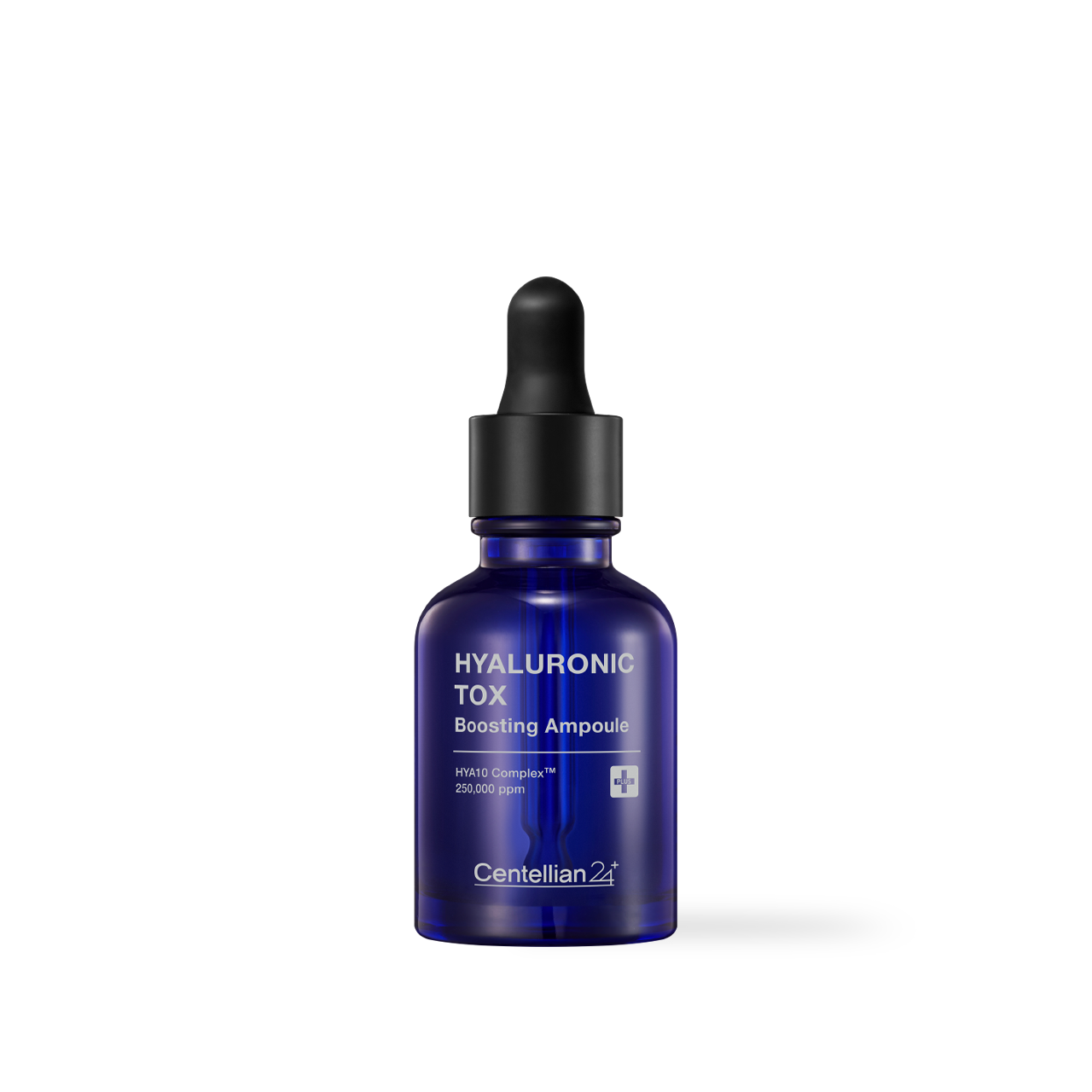 Centellian24 Hyaluronic Tox Boosting Ampoule 30ml — glass dropper bottle with blue label