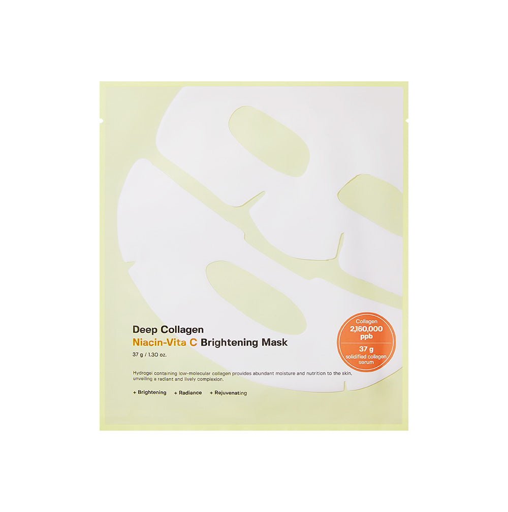 SUNGBOON EDITOR Deep Collagen Niacin Vita C Brightening Mask — white sheet mask pouch front
