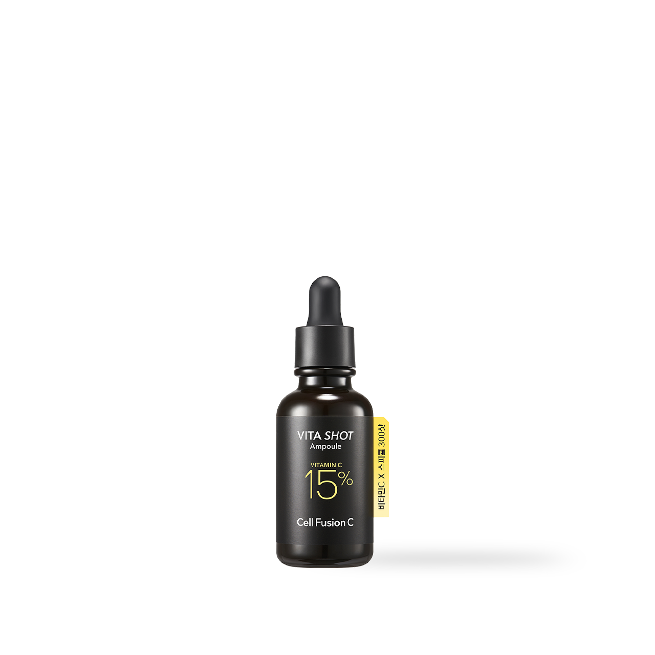 CellFusionC Toning C Vita Shot Ampoule 20g — compact jar with gold lid on white background