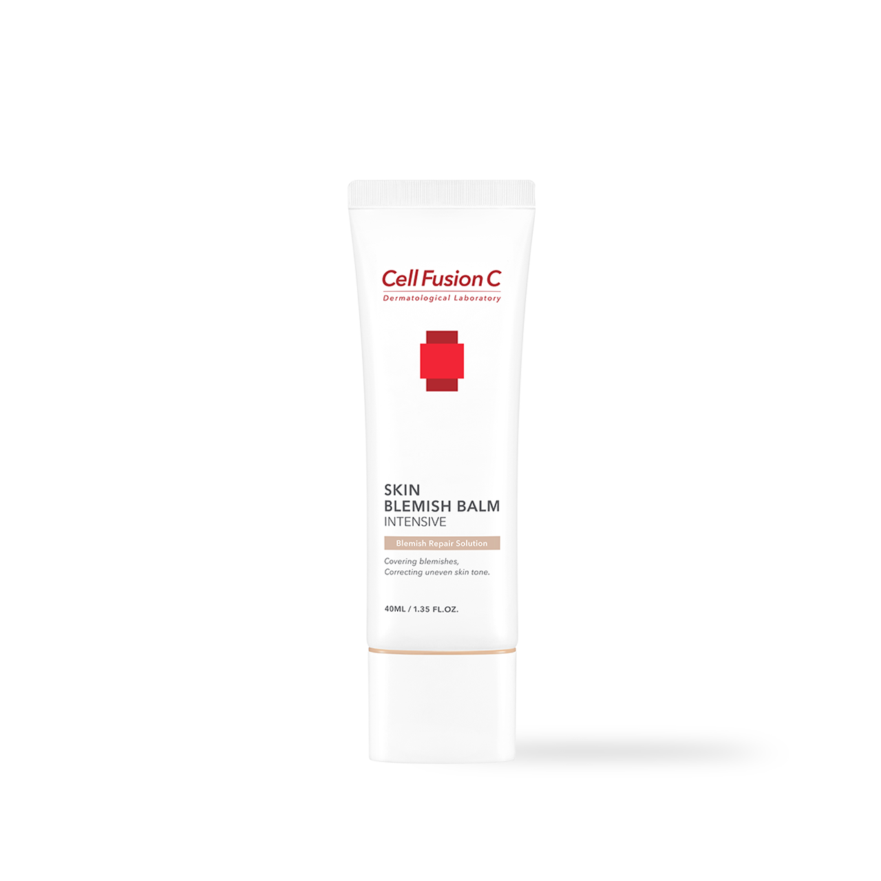 CellFusionC Skin Blemish Balm Intensive Signature Beige 30ml — tube with cap on light background