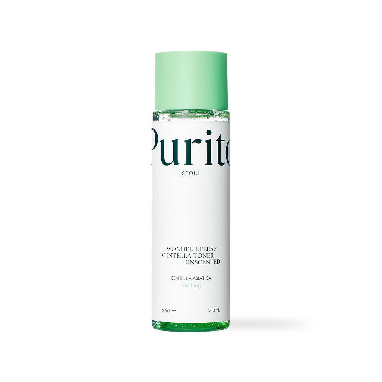 Purito Wonder Releaf Centella Toner Unscented 200ml — white bottle with clean minimal label